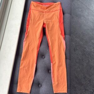 Outdoor voices, size small, orange workout legging
